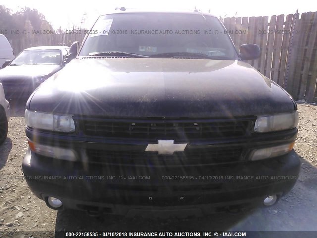 1GNEK13Z74R159560 - 2004 CHEVROLET TAHOE K1500 BLACK photo 6