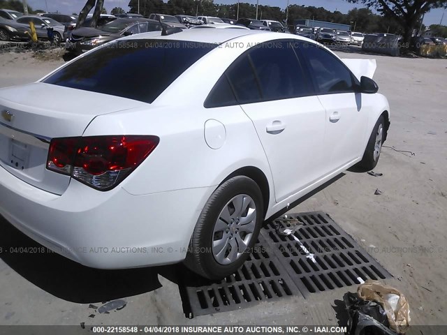 1G1PC5SH3G7215923 - 2016 CHEVROLET CRUZE LIMITED LS WHITE photo 4