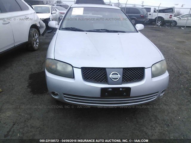 3N1AB51D25L566073 - 2005 NISSAN SENTRA SE-R SPEC V SILVER photo 6