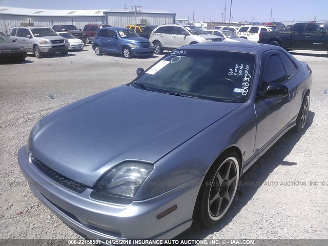 JHMBB6242YC001830 - 2000 HONDA PRELUDE BLUE photo 2