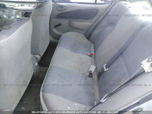 1NXBR12E6YZ305497 - 2000 TOYOTA COROLLA VE/CE/LE 银色 照片 8