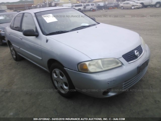 3N1CB51D33L708680 - 2003 NISSAN SENTRA XE/GXE SILVER photo 1