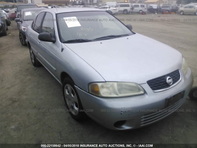 3N1CB51D33L708680 - 2003 NISSAN SENTRA XE/GXE SILVER photo 6