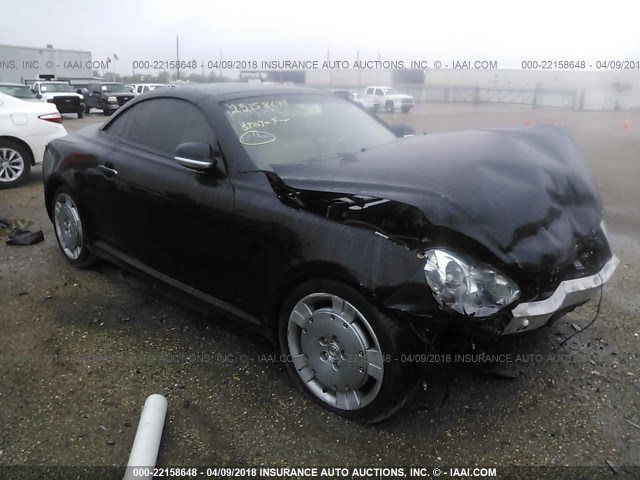 JTHFN48Y730047364 - 2003 LEXUS SC 430 BLACK photo 1