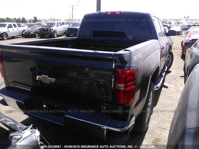 3GCUKREC9EG369770 - 2014 CHEVROLET SILVERADO K1500 LT GRAY photo 4