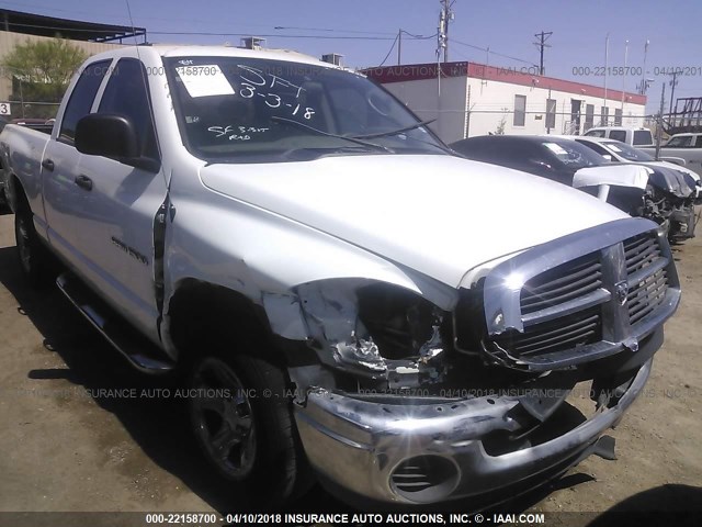 1D7HA18K56J146351 - 2006 DODGE RAM 1500 ST WHITE photo 1