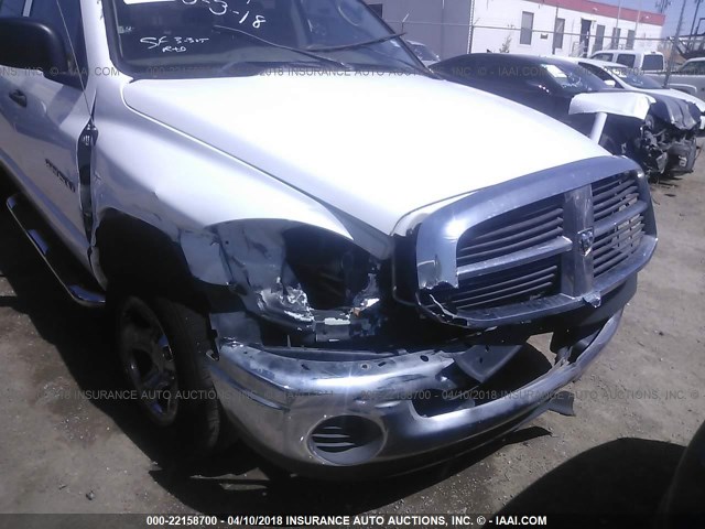 1D7HA18K56J146351 - 2006 DODGE RAM 1500 ST WHITE photo 6