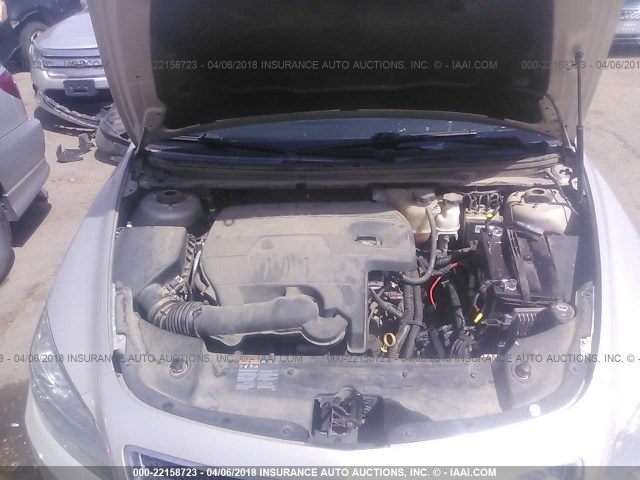 1G1ZC5EU9CF139528 - 2012 CHEVROLET MALIBU 1LT 金色 照片 10