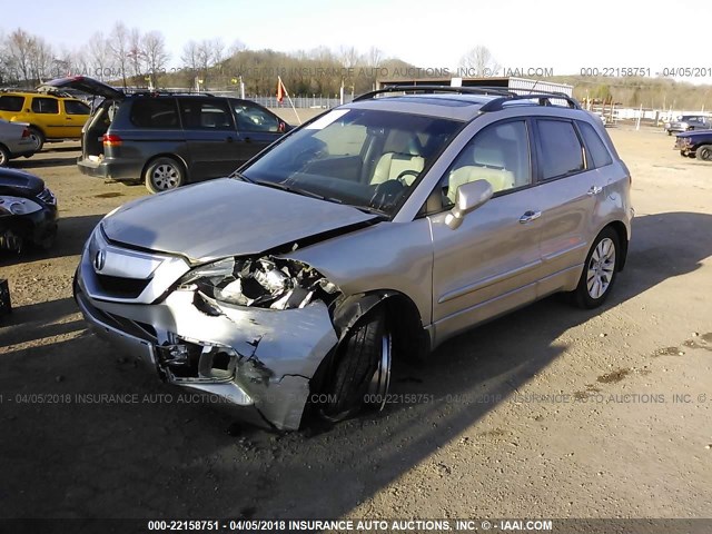 5J8TB2H2XBA006637 - 2011 ACURA RDX SILVER photo 2