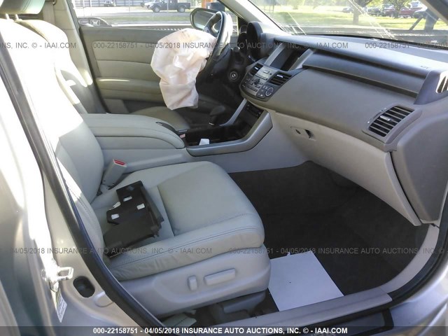 5J8TB2H2XBA006637 - 2011 ACURA RDX SILVER photo 5