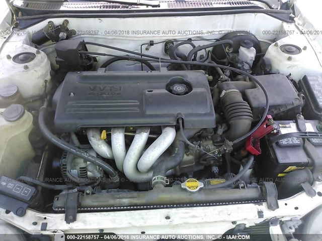 2T1BR12E4YC331159 - 2000 TOYOTA COROLLA VE/CE/LE 白色 照片 10