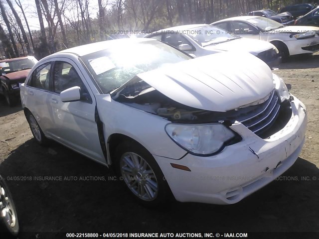 1C3LC56J98N140942 - 2008 CHRYSLER SEBRING TOURING WHITE photo 1