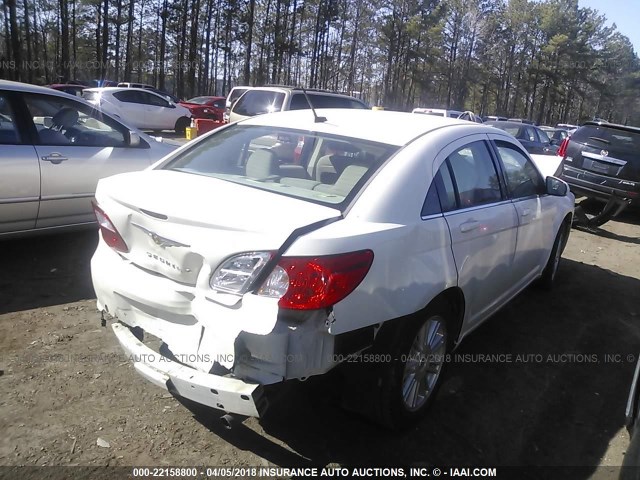 1C3LC56J98N140942 - 2008 CHRYSLER SEBRING TOURING WHITE photo 4