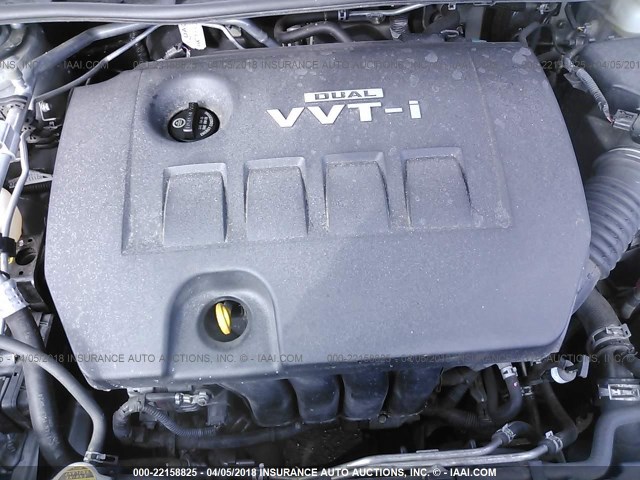 JTDBL40E09J052318 - 2009 TOYOTA COROLLA LE/XLE SILVER photo 10