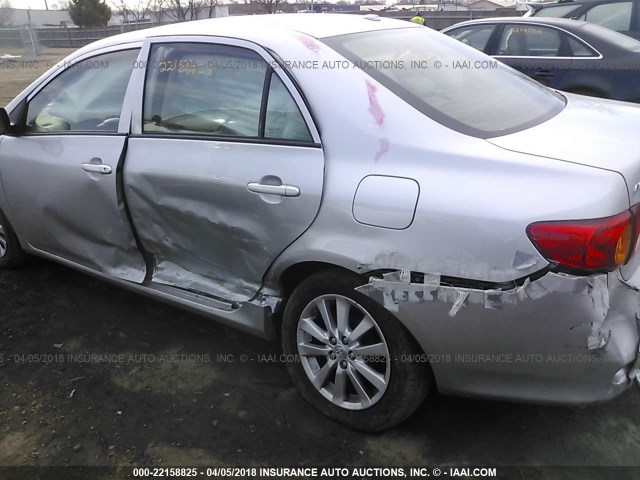 JTDBL40E09J052318 - 2009 TOYOTA COROLLA LE/XLE SILVER photo 6