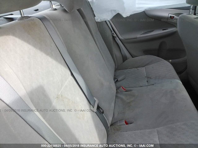 JTDBL40E09J052318 - 2009 TOYOTA COROLLA LE/XLE SILVER photo 8