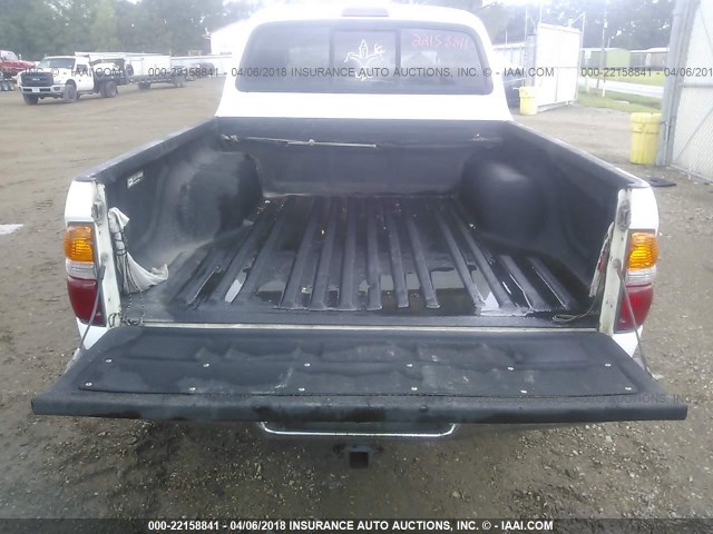 5TEGN92N62Z108848 - 2002 TOYOTA TACOMA DOUBLE CAB PRERUNNER WHITE photo 8