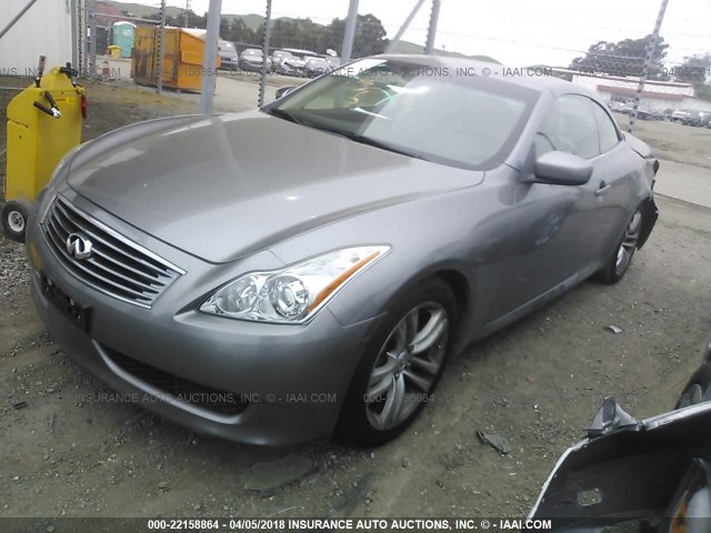 JNKCV66E59M724016 - 2009 INFINITI G37 SPORT GRAY photo 2