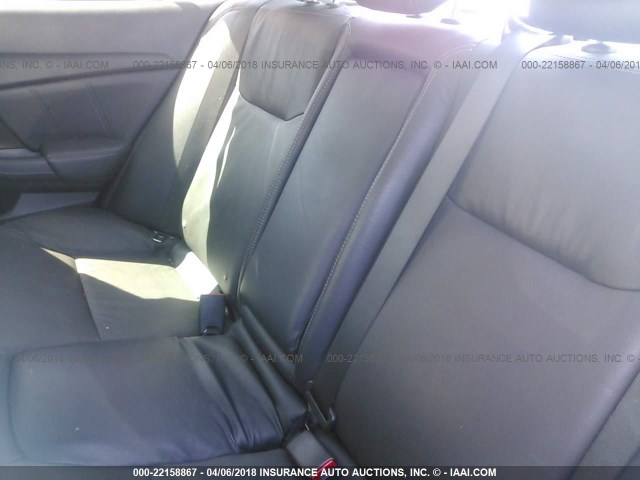 19XFB2F98FE086180 - 2015 HONDA CIVIC EXL SILVER photo 8