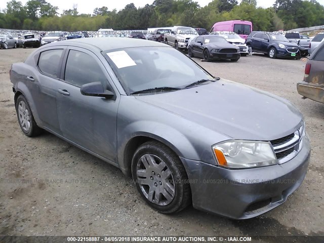 1B3BD4FB2BN587984 - 2011 DODGE AVENGER EXPRESS GRAY photo 1