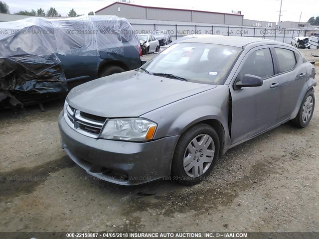 1B3BD4FB2BN587984 - 2011 DODGE AVENGER EXPRESS 灰色 照片 2