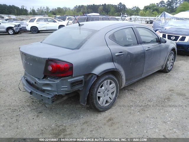 1B3BD4FB2BN587984 - 2011 DODGE AVENGER EXPRESS 灰色 照片 4