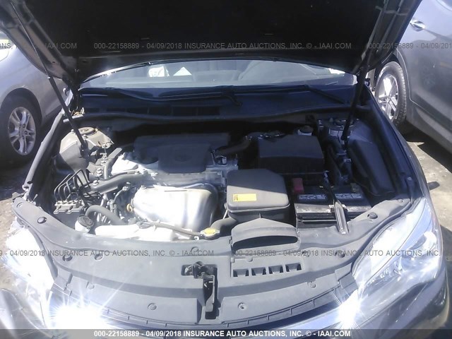 4T1BF1FKXFU880790 - 2015 TOYOTA CAMRY LE/XLE/SE/XSE Grau Foto 10
