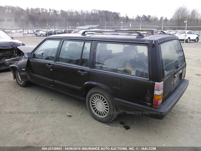 YV1JW8839P1064357 - 1993 VOLVO 940 Dark Blue photo 3