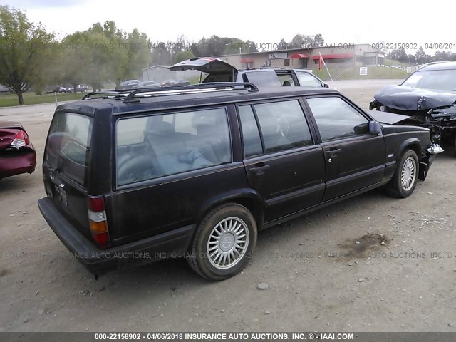 YV1JW8839P1064357 - 1993 VOLVO 940 Dark Blue photo 4