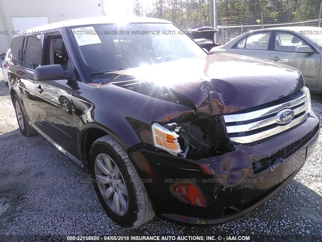 2FMDK51C69BA66142 - 2009 FORD FLEX SE MAROON photo 1