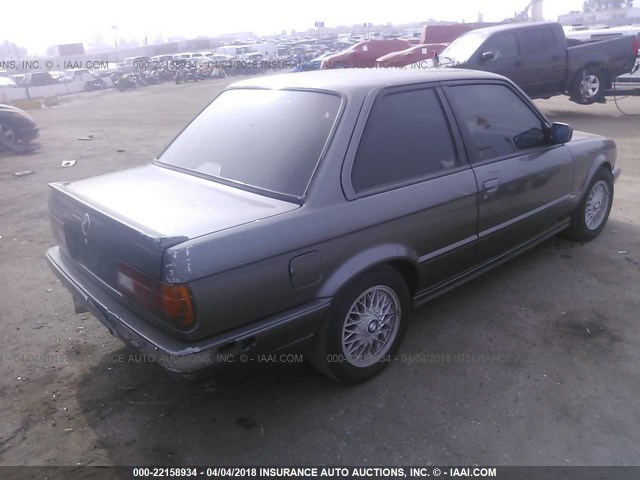 WBAAA1319LEC66359 - 1990 BMW 325 I/IS GRAY photo 4