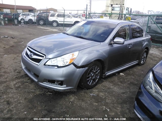 4S3BMBC65A3243828 - 2010 SUBARU LEGACY 2.5I PREMIUM GRAY photo 2