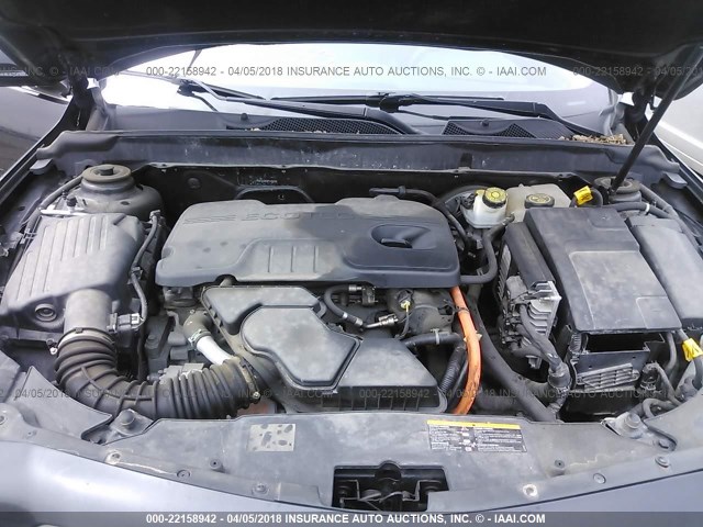 1G11D5RR1DF119615 - 2013 CHEVROLET MALIBU 1LT 灰色 照片 10