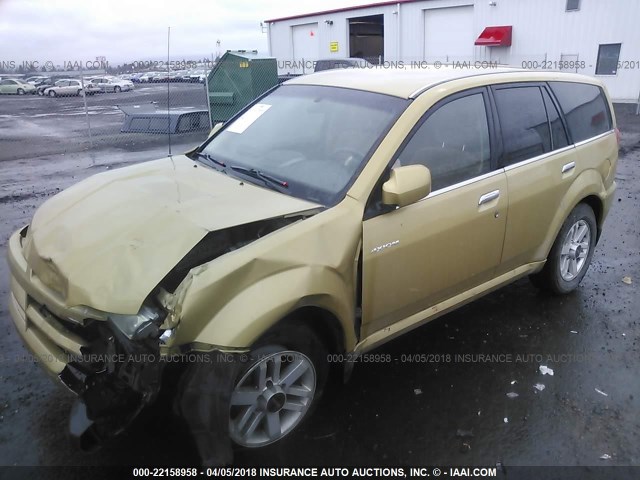 4S2DF58X224600615 - 2002 ISUZU AXIOM XS Qızıl foto 2