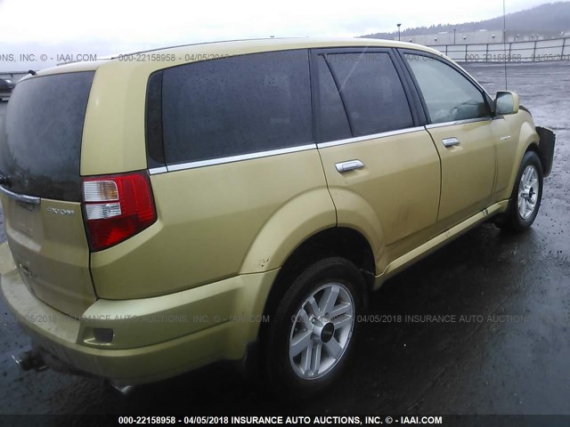 4S2DF58X224600615 - 2002 ISUZU AXIOM XS Qızıl foto 4