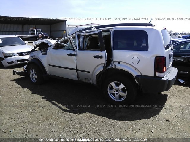 1D8GT28K27W592095 - 2007 DODGE NITRO SXT SILVER photo 3