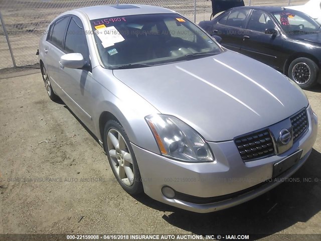 1N4BA41E25C809857 - 2005 NISSAN MAXIMA SE/SL SILVER photo 1