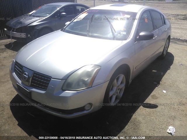 1N4BA41E25C809857 - 2005 NISSAN MAXIMA SE/SL SILVER photo 2