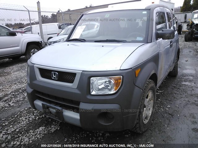 5J6YH28593L008439 - 2003 HONDA ELEMENT EX SILVER photo 2