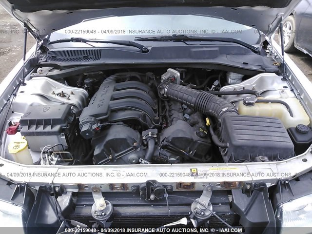 2C3LA43R17H879174 - 2007 CHRYSLER 300 SILVER photo 10