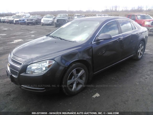 1G1ZC5E17BF136082 - 2011 CHEVROLET MALIBU 1LT 灰色 照片 2