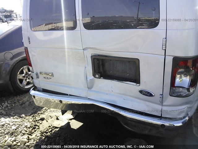 1FMNE11L08DA80583 - 2008 FORD ECONOLINE E150 WAGON SILVER photo 6