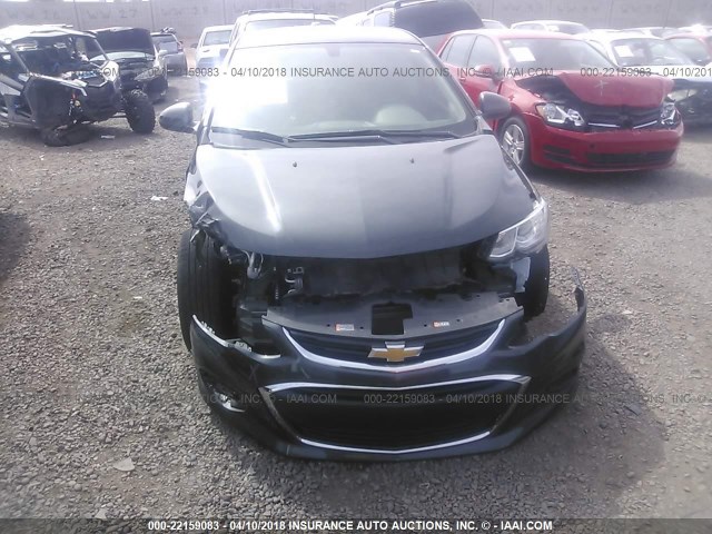 1G1JB5SH5H4147751 - 2017 CHEVROLET SONIC LS 灰色 照片 6