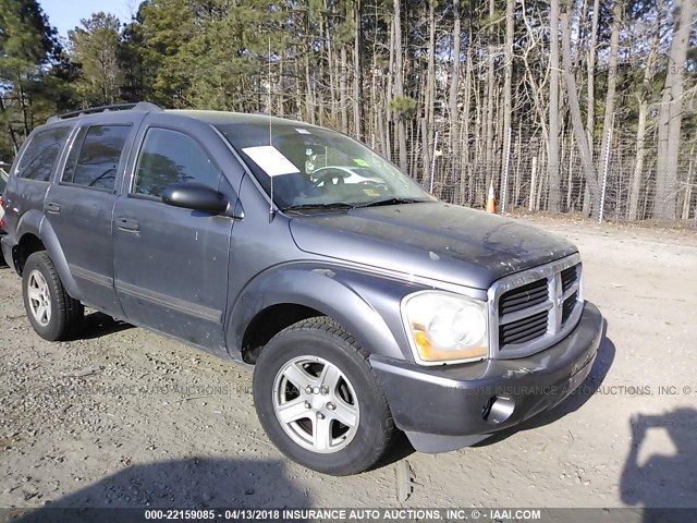 1D4HB48D54F176673 - 2004 DODGE DURANGO SLT GRAY photo 1