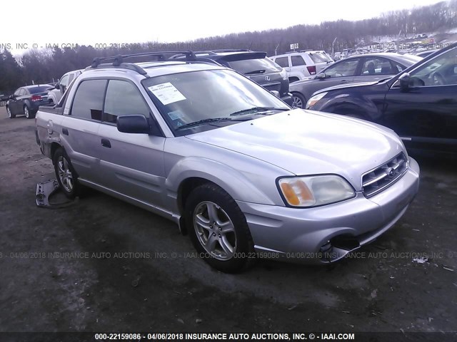 4S4BT62C537115260 - 2003 SUBARU BAJA SPORT SILVER photo 1