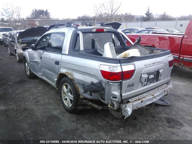 4S4BT62C537115260 - 2003 SUBARU BAJA SPORT SILVER photo 3