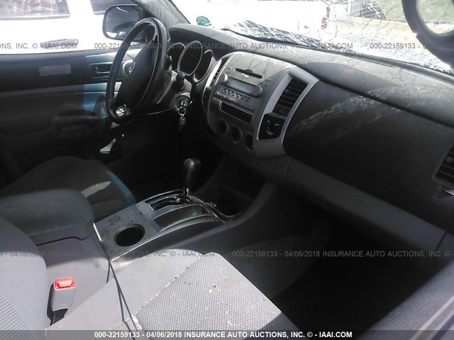 5TEUU42N97Z409047 - 2007 TOYOTA TACOMA ACCESS CAB Сұр фото 5