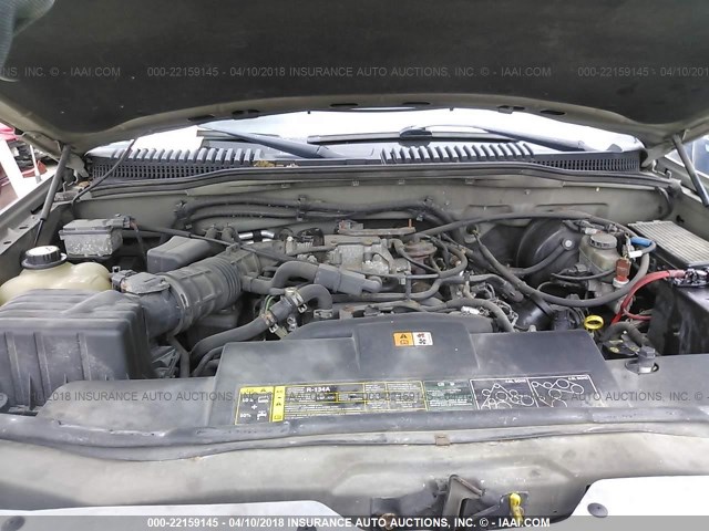 1FMZU75W82UC23637 - 2002 FORD EXPLORER LIMITED 棕色 照片 10