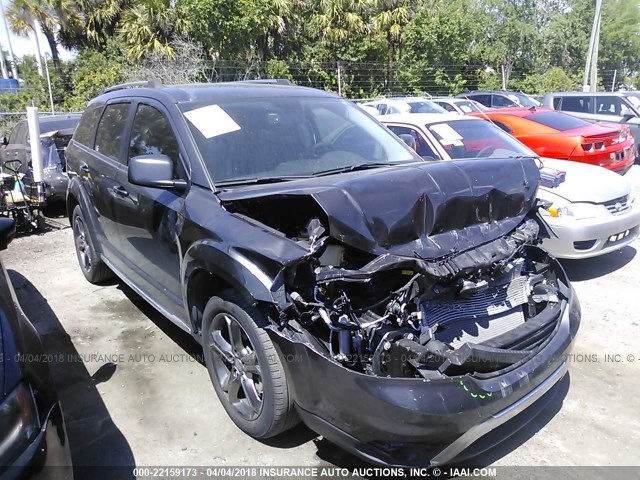 3C4PDCGB4FT719033 - 2015 DODGE JOURNEY CROSSROAD GRAY photo 1