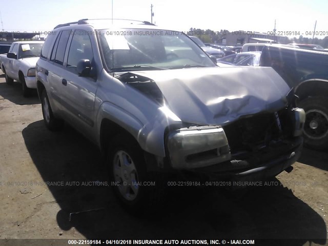 1GNDS13S632138768 - 2003 CHEVROLET TRAILBLAZER  GRAY photo 1